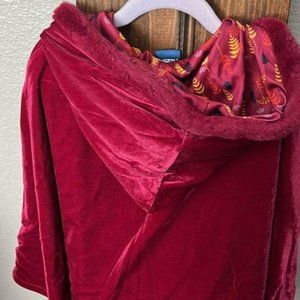 Disney Girls Frozen Anna Cape With Hoodie size 6x